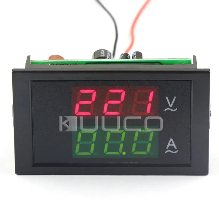 3 Phase Voltage Current Measured Meter AC 200~450V100A Red/Green Display Volt Amp 380V Panel Meter 2in1 with Current Transformer
3 Phase Voltage Current Measured Meter AC 200~450V100A Red/Green Display Volt Amp 380V Panel Meter 2in1 with Current Transformer