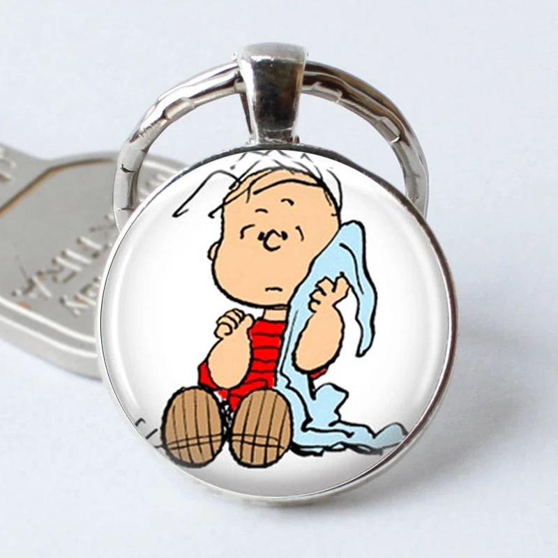 Linus Keychains The Peanuts Jewelry Car Key Holder Glass Cabochon Pendant Jewelry Christmas Gift
Linus Keychains The Peanuts Jewelry Car Key Holder Glass Cabochon Pendant Jewelry Christmas Gift