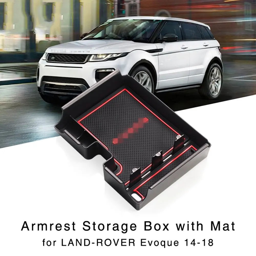 Armrest Storage Box for Land-Rover Range Rover Evoque 2014 2015 2016 2017 2018 Central Console Glove Tray
Armrest Storage Box for Land-Rover Range Rover Evoque 2014 2015 2016 2017 2018 Central Console Glove Tray