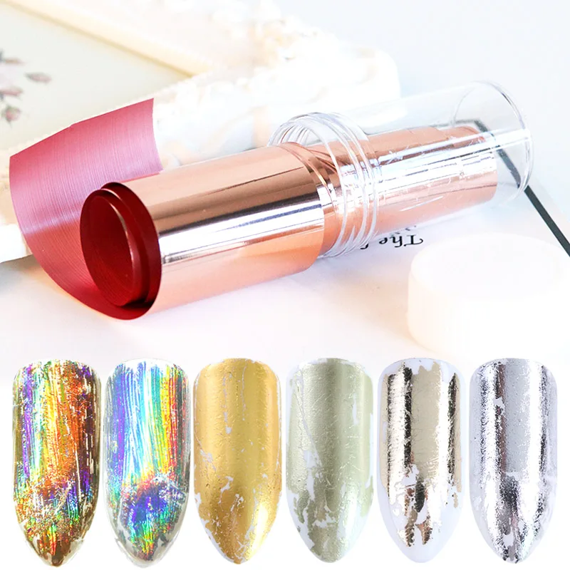 Holographic Laser Gold Silver Nail Transfer Foils Matte Nail Wraps Decals Stickers Designs Decorations Manicure Accessory TR1001
Holographic Laser Gold Silver Nail Transfer Foils Matte Nail Wraps Decals Stickers Designs Decorations Manicure Accessory TR1001