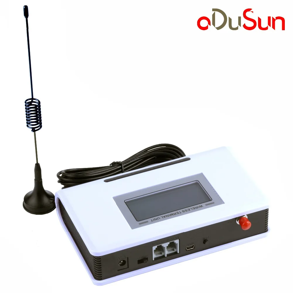Adusun GSM 850/900/1800/1900MHZ Fixed wireless terminal with LCD, GSM Gateway Router support alarm system, PABX, Caller ID SMS
Adusun GSM 850/900/1800/1900MHZ Fixed wireless terminal with LCD, GSM Gateway Router support alarm system, PABX, Caller ID SMS