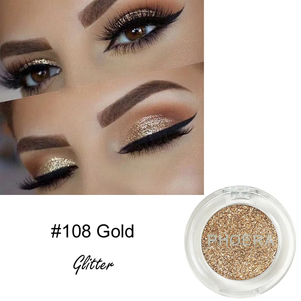 PHOERA Glitter Shimmering Colors Eyeshadow Metallic Eye Cosmetic shimmer shine eye make up 5.14
PHOERA Glitter Shimmering Colors Eyeshadow Metallic Eye Cosmetic shimmer shine eye make up 5.14