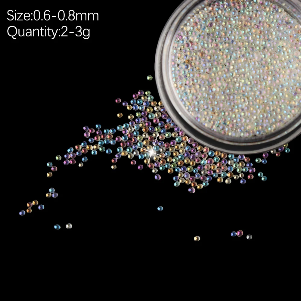 2 Boxs 3D Tiny DIY AB Crystal Glass Caviar Beads Micro Pixie Mermaid Nails Art Manicure Decoration Tools
2 Boxs 3D Tiny DIY AB Crystal Glass Caviar Beads Micro Pixie Mermaid Nails Art Manicure Decoration Tools