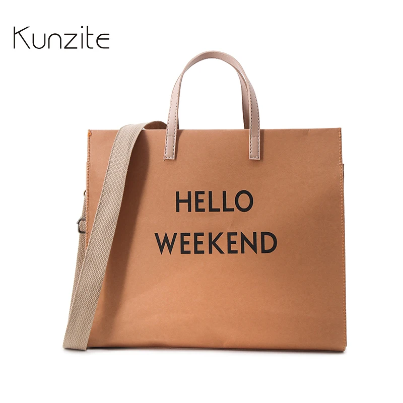Women Handbags Bags for Women 2019 New Designer Kraft Paper Portable Sack Bags Casual Daily Use Ladies and Girls Messenger Bags
Women Handbags Bags for Women 2019 New Designer Kraft Paper Portable Sack Bags Casual Daily Use Ladies and Girls Messenger Bags