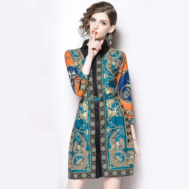 Luxury Long Sleeve Dress Totem Print Mini Tunic 2019 Sexy Vestidos De Fiesta Party Dresses Women Autumn Split Button Penci Dress
Luxury Long Sleeve Dress Totem Print Mini Tunic 2019 Sexy Vestidos De Fiesta Party Dresses Women Autumn Split Button Penci Dress