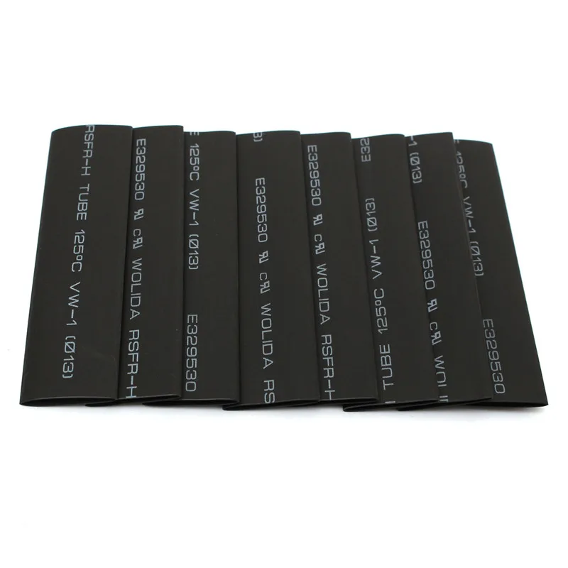 127Pcs Polyolefin Halogen-Free 2:1 Insulate Heat Shrink Tube Tubing Sleeve for Wrap Cable Wire Sleeve Sleeving Kits Black 7Sizes
127Pcs Polyolefin Halogen-Free 2:1 Insulate Heat Shrink Tube Tubing Sleeve for Wrap Cable Wire Sleeve Sleeving Kits Black 7Sizes