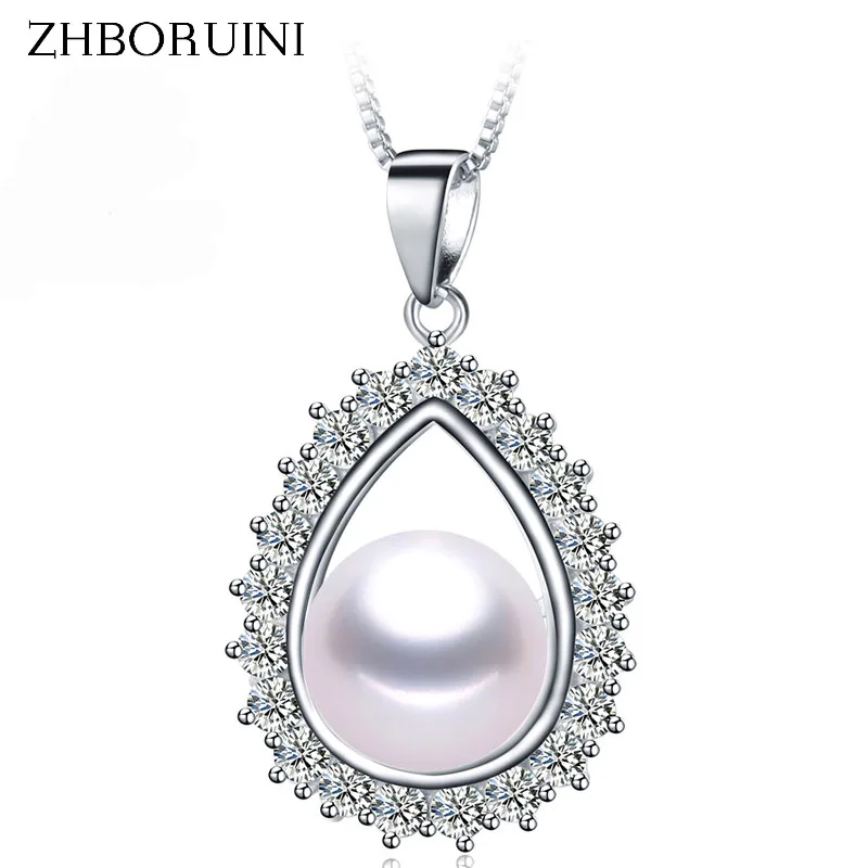 ZHBORUINI 2019 New Pearl Necklace Jewelry Drop Shaped Natural Freshwater Pearls 925 Sterling Silver Jewelry Pendants For Women
ZHBORUINI 2019 New Pearl Necklace Jewelry Drop Shaped Natural Freshwater Pearls 925 Sterling Silver Jewelry Pendants For Women