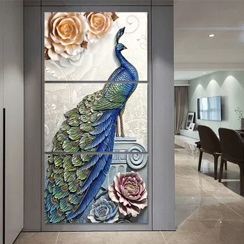 3 Piece HD Printed Canvas Art Animal Peacock Painting Wall Pictures For Living Room Poster Mural Grande Taille
3 Piece HD Printed Canvas Art Animal Peacock Painting Wall Pictures For Living Room Poster Mural Grande Taille