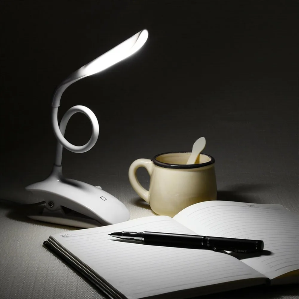 Flexible LED Table Lamp USB Rechargeable Energy Saving Reading Lamp with Touch Switch Clip 3 Levels Lighting Adjustable
Flexible LED Table Lamp USB Rechargeable Energy Saving Reading Lamp with Touch Switch Clip 3 Levels Lighting Adjustable
