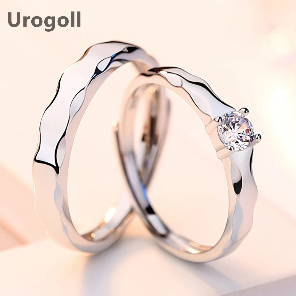 Genuine 925 Sterling Silver Rings Romantic Wedding Bridal 3A Zirconium Drill Ring Couple Jewelry Ring Valentine Gift Engraved
Genuine 925 Sterling Silver Rings Romantic Wedding Bridal 3A Zirconium Drill Ring Couple Jewelry Ring Valentine Gift Engraved
