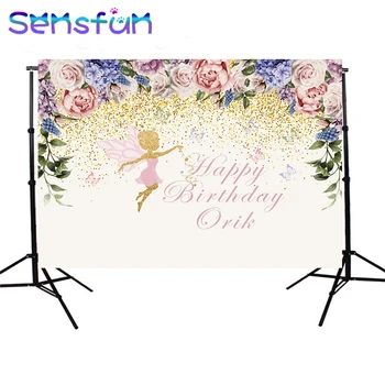7x5ft Blue pink Flowers Photography Backdrop Custom Text Fairy Butterfly Girls Birthday Party Backgrounds Photo Both Vinyl
7x5ft Blue pink Flowers Photography Backdrop Custom Text Fairy Butterfly Girls Birthday Party Backgrounds Photo Both Vinyl