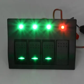 4PIN Single Lamp 4 Gang 4 Control Double Colors Indicator Switch Panel for Car Motorcycle Vehicle F-Best
4PIN Single Lamp 4 Gang 4 Control Double Colors Indicator Switch Panel for Car Motorcycle Vehicle F-Best