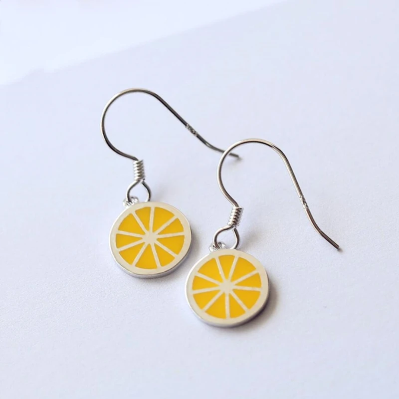 Korea Cute Orange Long Personality Anti-Allergic Simple 925 Sterling Silver Temperament Female Dangle Earrings SEA342
Korea Cute Orange Long Personality Anti-Allergic Simple 925 Sterling Silver Temperament Female Dangle Earrings SEA342