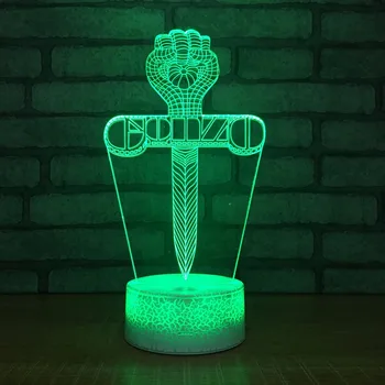Cross Shape Visual Acrylic 3D Night Light LED USB Table Lamp Creative Bedroom Colorful Light Fixture Toy Gift
Cross Shape Visual Acrylic 3D Night Light LED USB Table Lamp Creative Bedroom Colorful Light Fixture Toy Gift