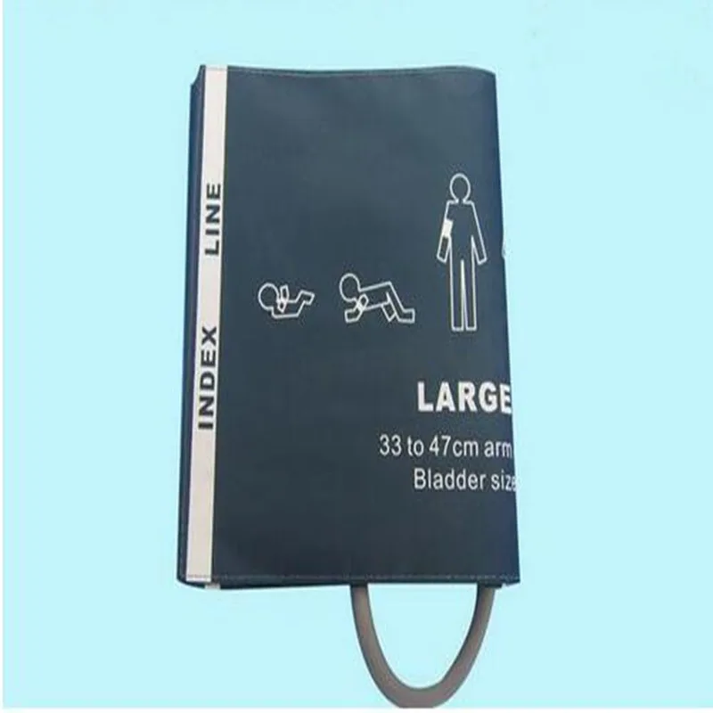 10pcs/Lot Large Adult Nylon Material Reusable NIBP Single Tube Cuff,TPU Bladder Inside.For Patient Monitor Use,ARM Cuff 33-47CM
10pcs/Lot Large Adult Nylon Material Reusable NIBP Single Tube Cuff,TPU Bladder Inside.For Patient Monitor Use,ARM Cuff 33-47CM