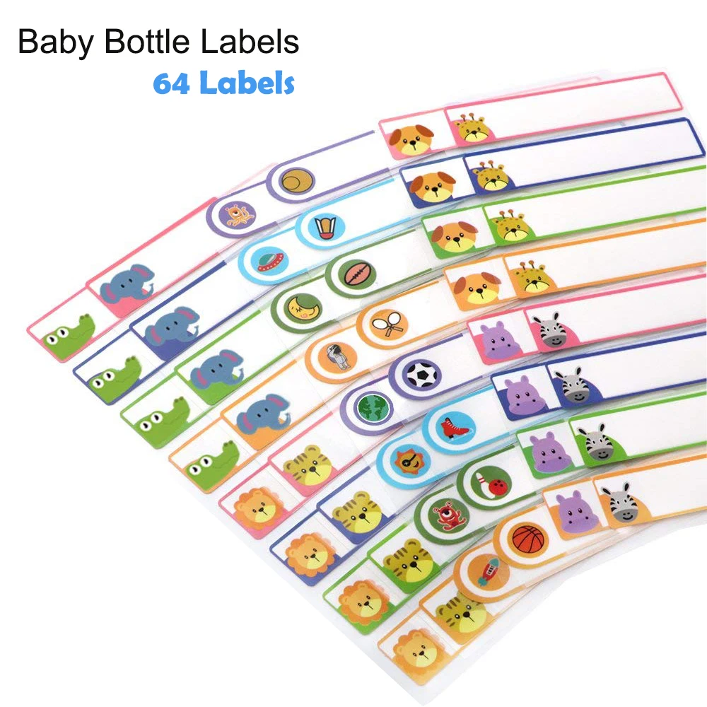 Labelife 4 sheets of 64pcs Baby Bottle Labels for Daycare,School, Waterproof Write-On, Self-Laminating Name Labels,Sticker
Labelife 4 sheets of 64pcs Baby Bottle Labels for Daycare,School, Waterproof Write-On, Self-Laminating Name Labels,Sticker