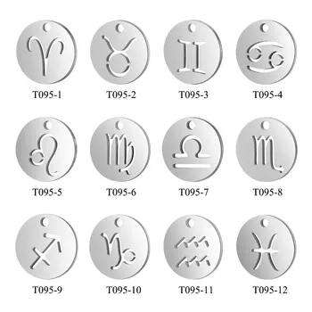 12pcs/lot Grace Moments 11.8mm Round Disc Whole Twelve Zodiac Charms DIY Constellation Charms for Making Jewelry Accessories
12pcs/lot Grace Moments 11.8mm Round Disc Whole Twelve Zodiac Charms DIY Constellation Charms for Making Jewelry Accessories