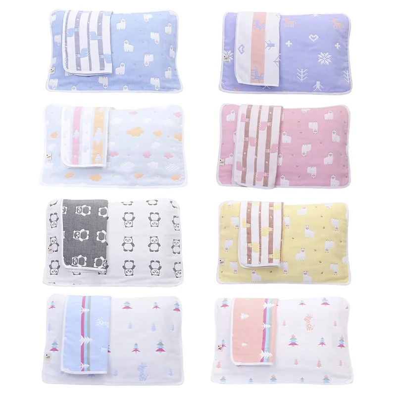 Newborn Baby Soft Cotton Gauze Pillow Cover Cartoon Breathable Sleeping Towel Newest
Newborn Baby Soft Cotton Gauze Pillow Cover Cartoon Breathable Sleeping Towel Newest