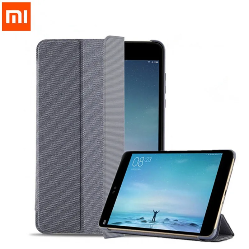 Original Official 1:1 Slim PU Leather flip Stand Case Xiaomi MiPad 2 tablet Smart Cover for MI Pad mi pad2 7.9 inch+film+pen | Компьютеры