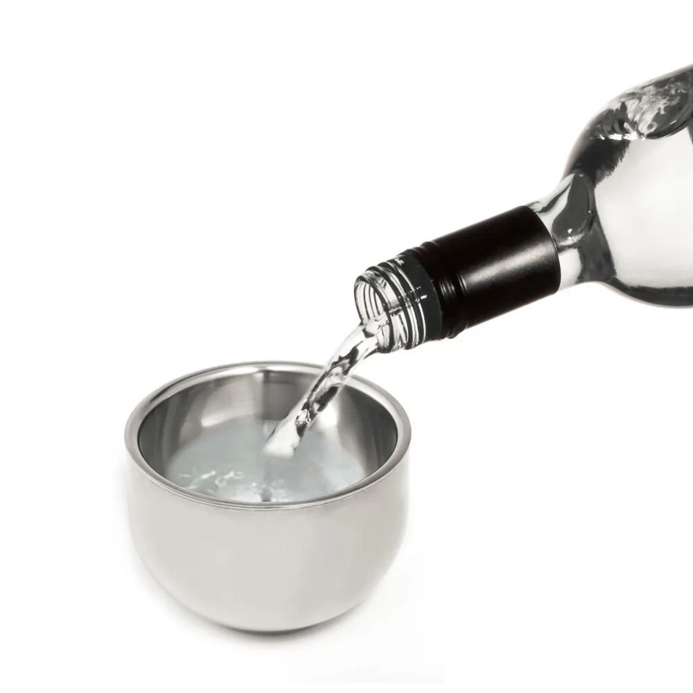 100ML Double Layer Stainless Steel Wine Mug Tea Bowl Water Cup Insulation Anti-Hot Drinkware Outdoor Tableware Wine Accessories
100ML Double Layer Stainless Steel Wine Mug Tea Bowl Water Cup Insulation Anti-Hot Drinkware Outdoor Tableware Wine Accessories