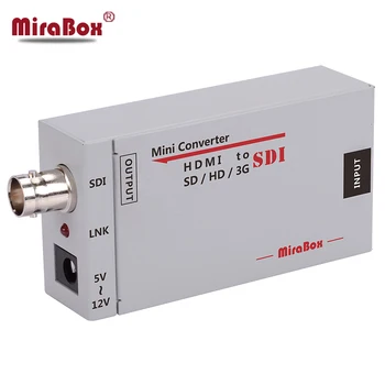 MiraBox HDMI to SDI Converter Portable Mini Size SD-SDI/HD-SDI/3G-SDI Adapter to BNC FUll HD 1080P for Camera Home Theater
MiraBox HDMI to SDI Converter Portable Mini Size SD-SDI/HD-SDI/3G-SDI Adapter to BNC FUll HD 1080P for Camera Home Theater