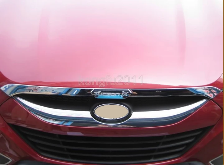 For Hyundai IX35 Tucson 2010 2011 2012 2013 2014 ABS Chrome Front Grille Around Trim 1 PCS Car Accessories Stickers
For Hyundai IX35 Tucson 2010 2011 2012 2013 2014 ABS Chrome Front Grille Around Trim 1 PCS Car Accessories Stickers