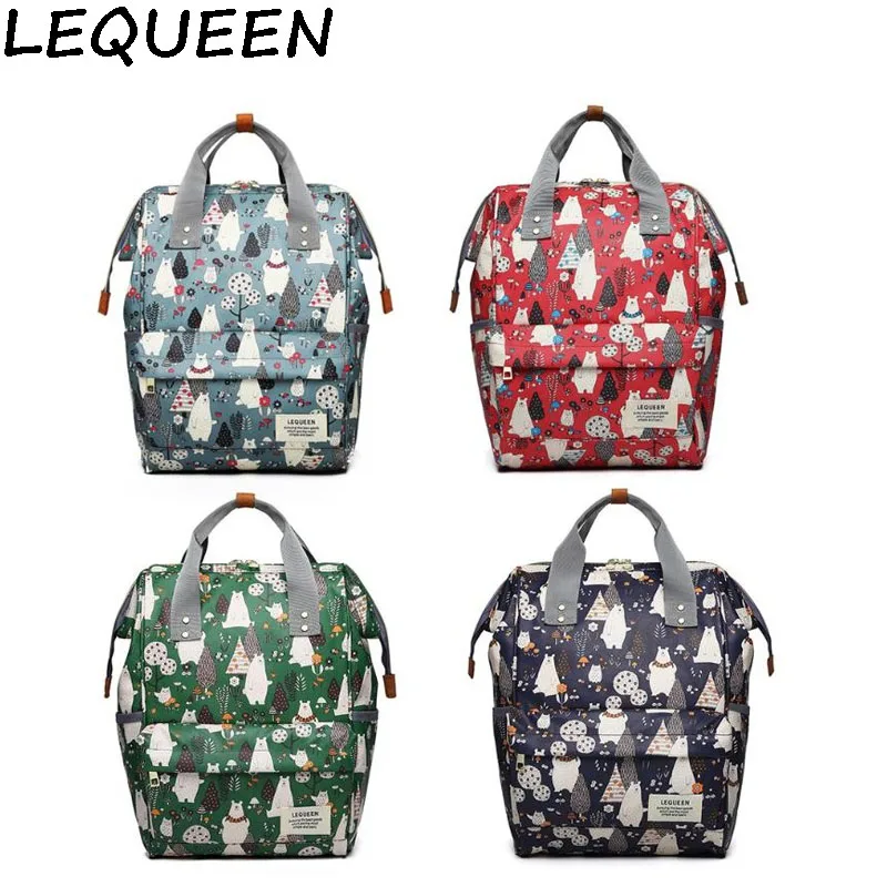Oxford Waterproof Maternal and Infant Bags Cartoon Print Diaper Bag Backpack Large Capacity Outdoor Zipper Nursing Bag
Oxford Waterproof Maternal and Infant Bags Cartoon Print Diaper Bag Backpack Large Capacity Outdoor Zipper Nursing Bag