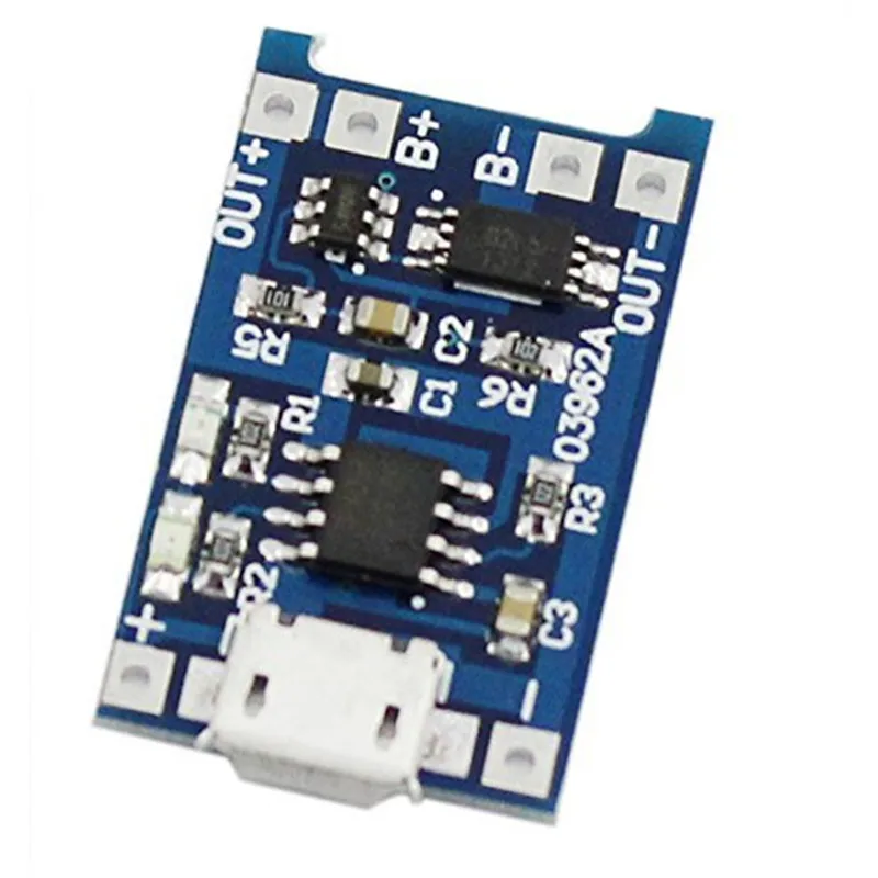 WeiKedz 10pcs/lot 5V Micro USB 1A 18650 Lithium Battery Charging Board With Protection Charger Module
WeiKedz 10pcs/lot 5V Micro USB 1A 18650 Lithium Battery Charging Board With Protection Charger Module