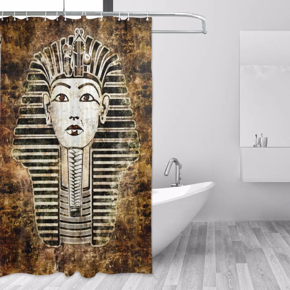 Bathroom Products Egypt Pharaoh Shower Curtain Polyester Fabric Bath Curtain Waterproof Mildewproof Curtains with 12 Hooks
Bathroom Products Egypt Pharaoh Shower Curtain Polyester Fabric Bath Curtain Waterproof Mildewproof Curtains with 12 Hooks