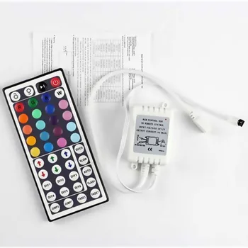 DC 12V 6A 10M Controller,IR Remote 44 Keys Controller For RGB LED Strip Light,20 Static Colors And 9 Light Patterns --M25
DC 12V 6A 10M Controller,IR Remote 44 Keys Controller For RGB LED Strip Light,20 Static Colors And 9 Light Patterns --M25