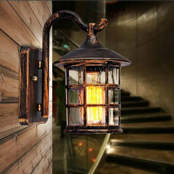 Outdoor waterproof wall lamp Retro aisle balcony street store decoration Loft style Metal outdoor LED wall light mx5071510
Outdoor waterproof wall lamp Retro aisle balcony street store decoration Loft style Metal outdoor LED wall light mx5071510
