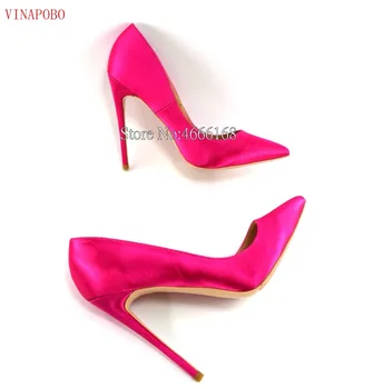 Vinapobo Luxury High Heels Wedding Shoes Stiletto Satin Female Pumps Sexy Silk Pointed Toe Heels Spring High-heeled Women Shoes
Vinapobo Luxury High Heels Wedding Shoes Stiletto Satin Female Pumps Sexy Silk Pointed Toe Heels Spring High-heeled Women Shoes