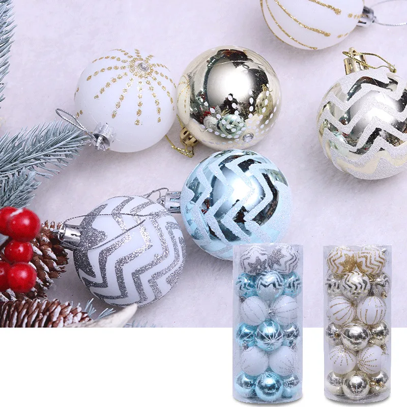 24pcs Christmas Tree Ball Decoration Xmas Ornaments 6cm Balls New Year Gifts Home Accessories Bauble Hanging home decor Supplies
24pcs Christmas Tree Ball Decoration Xmas Ornaments 6cm Balls New Year Gifts Home Accessories Bauble Hanging home decor Supplies