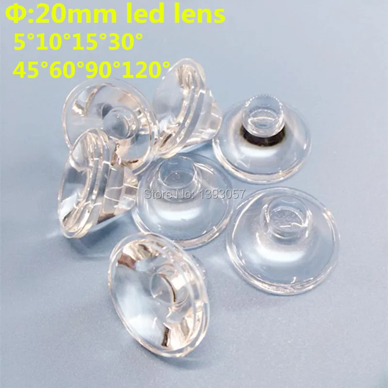 50pcs/lot 1w 3w High Power led lenses, 20mm pmma optical led lens angle 5 10 15 30 45 60 90 120 degree excellent quality
50pcs/lot 1w 3w High Power led lenses, 20mm pmma optical led lens angle 5 10 15 30 45 60 90 120 degree excellent quality