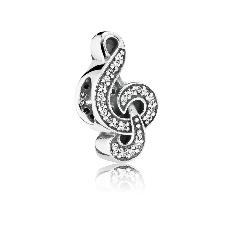 2018 NEW Sweet Music Note Zirconia&Silver Charm 925 Sterling Silver With zircon Charm Fit Pandora Bracelet Bead DIY Jewelry
2018 NEW Sweet Music Note Zirconia&Silver Charm 925 Sterling Silver With zircon Charm Fit Pandora Bracelet Bead DIY Jewelry