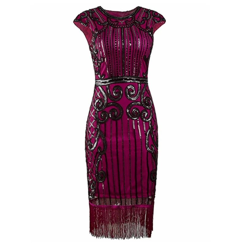 Women Embroidery Sleeveless Elastic Waist Vintage Party Dress 1920s Gatsby Tassels Beaded Sequin Dress Plus Size S-XXXL
Women Embroidery Sleeveless Elastic Waist Vintage Party Dress 1920s Gatsby Tassels Beaded Sequin Dress Plus Size S-XXXL