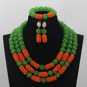 Exclusive Orange African Wedding Costume Bridesmaid Necklace Set Green Nigerian Anniversary Jewelry Set Gift Free Shipping QW592
Exclusive Orange African Wedding Costume Bridesmaid Necklace Set Green Nigerian Anniversary Jewelry Set Gift Free Shipping QW592