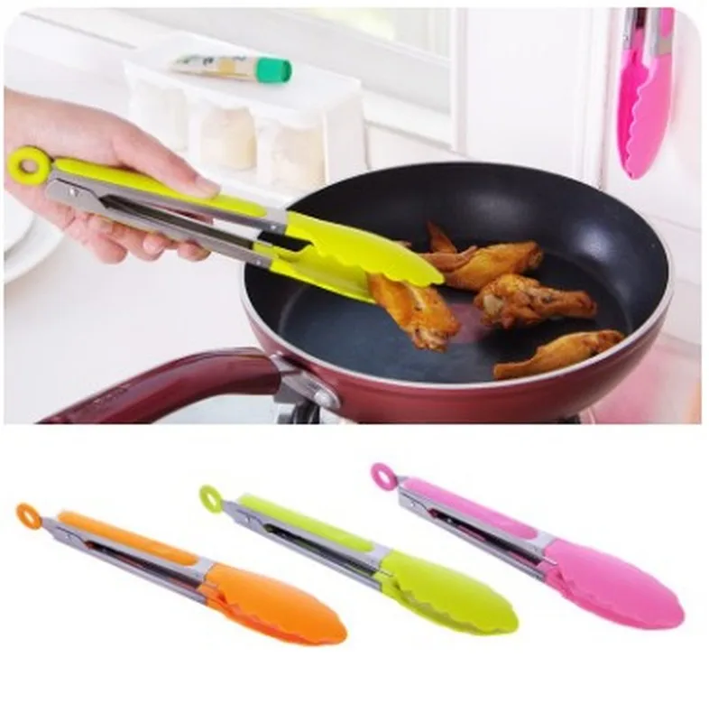 New Silicone Kitchen Cooking Salad Utensils BBQ Clip Stainless Steel Utensil Gadget Food Accessories
New Silicone Kitchen Cooking Salad Utensils BBQ Clip Stainless Steel Utensil Gadget Food Accessories