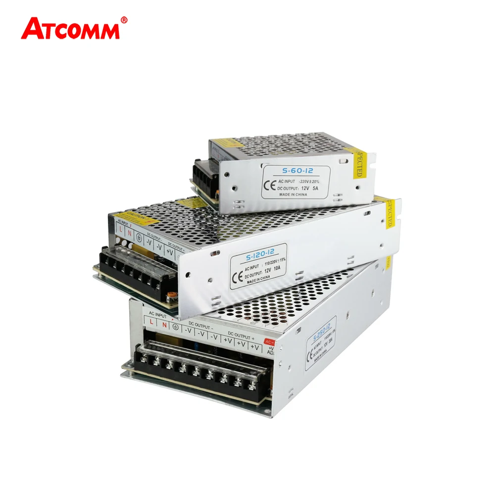 12V Lighting Transformer 1A 2A 3A 5A 8.5A 15A 20A 30A Output Adapter Power Supply 60W 100W 120W 180W 250W 360W LED Strip Driver
12V Lighting Transformer 1A 2A 3A 5A 8.5A 15A 20A 30A Output Adapter Power Supply 60W 100W 120W 180W 250W 360W LED Strip Driver
