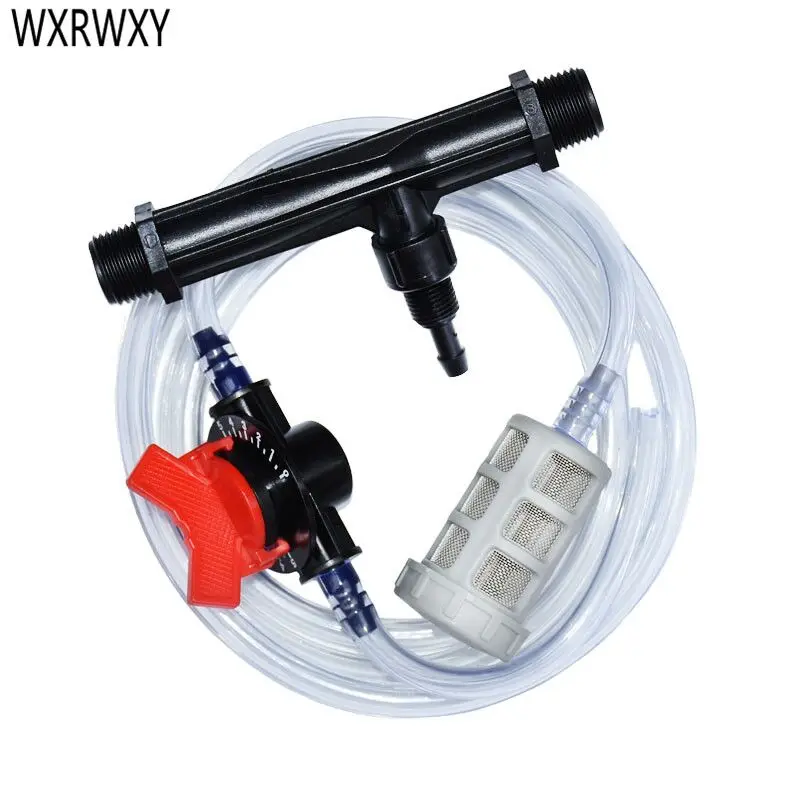 3/4 1/2 Venturi fertilizer injector Irrigation Venturi fertilization system Automatic fertilizer injector Syringe 2set
3/4 1/2 Venturi fertilizer injector Irrigation Venturi fertilization system Automatic fertilizer injector Syringe 2set