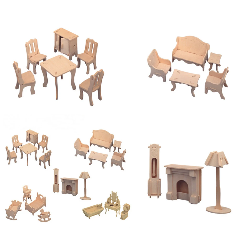 1 SET Doll House Mini Miniature Furniture Educational Dollhouse Furniture Toy Wood Building Model Home Decoration Crafts
1 SET Doll House Mini Miniature Furniture Educational Dollhouse Furniture Toy Wood Building Model Home Decoration Crafts