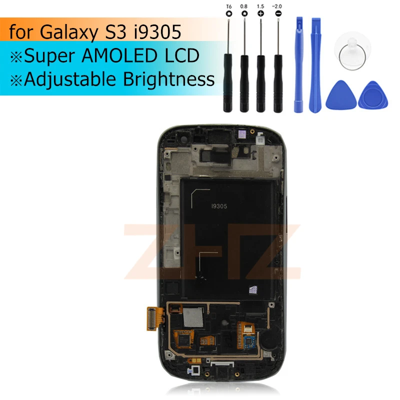 ЖК-дисплей Super AMOLED для Samsung Galaxy S3 i9305 с сенсорным экраном и дигитайзером в сборе