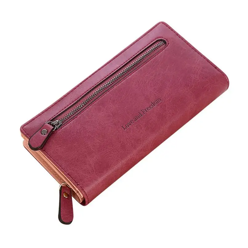Love and Freedom Letters Solid Color women's wallets fashion Ladies handbags leather purse female bolsa feminina
Love and Freedom Letters Solid Color women's wallets fashion Ladies handbags leather purse female bolsa feminina