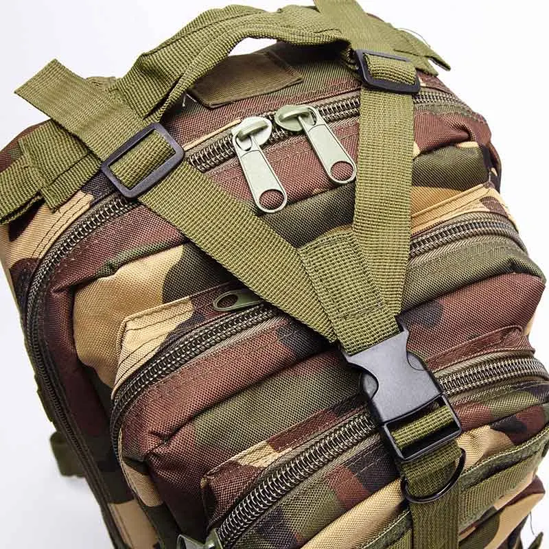 30L Outdoor Military Tactical Backpack Molle Bag Army Sport Rucksack Climbing Camping Trekking Storage Camouflage Bag BP0272 (15)