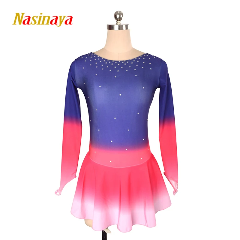 Nasinaya Figure Skating Dress Customized Competition Ice Skating Skirt for Girl Women Kids Patinaje Gymnastics Performance 2
Nasinaya Figure Skating Dress Customized Competition Ice Skating Skirt for Girl Women Kids Patinaje Gymnastics Performance 2
