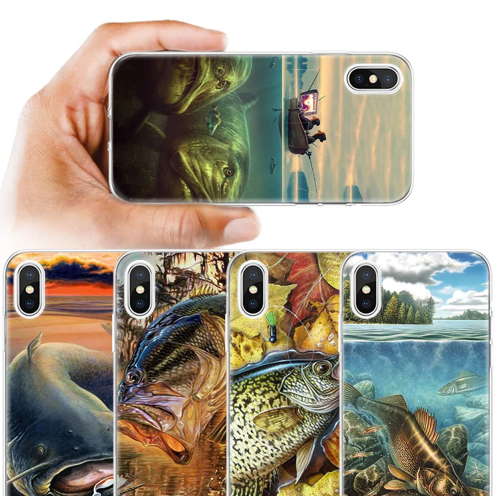 Fishing Gear Fish Patterned Silicone Soft Case Coque for Apple iPhone 11 11Pro X XR XS Max 7 8 6 6S 5 5C 5S SE Plus 7Plus 8Plus
Fishing Gear Fish Patterned Silicone Soft Case Coque for Apple iPhone 11 11Pro X XR XS Max 7 8 6 6S 5 5C 5S SE Plus 7Plus 8Plus