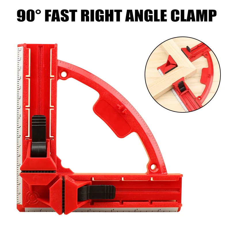 Plastic Right Angle Clamp 90 Degree Woodworking Ruler Picture Photo Frame Square Clamp Clip Holder WWO66
Plastic Right Angle Clamp 90 Degree Woodworking Ruler Picture Photo Frame Square Clamp Clip Holder WWO66