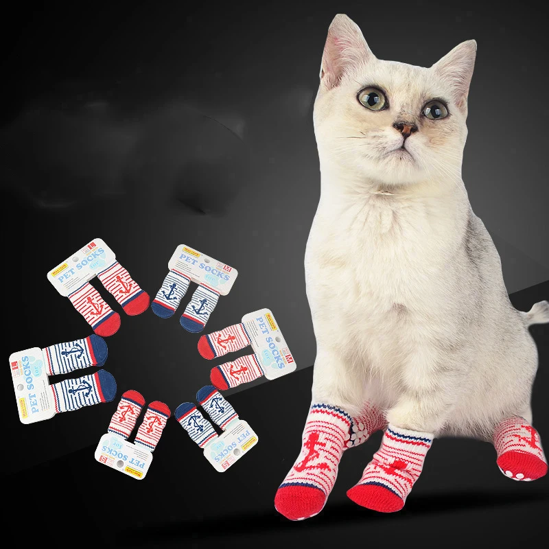 Quality Pet Cat Socks Paw Protection Dog Socks Indoor Anti-Slip Knit Cotton Socks for dog cat
Quality Pet Cat Socks Paw Protection Dog Socks Indoor Anti-Slip Knit Cotton Socks for dog cat