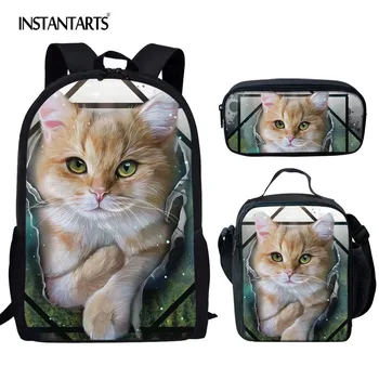 INSTANTARTS Sparkling Cat Anima 3D School Bags Set Big Primary Stydents Sholder Backpack Back to School Satchel Rucksack Mochila
INSTANTARTS Sparkling Cat Anima 3D School Bags Set Big Primary Stydents Sholder Backpack Back to School Satchel Rucksack Mochila