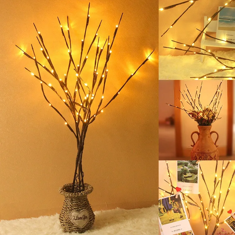77cm Led Tree Lights Floor Lantern Battery 20 Led Lights Bar Wedding Holiday Lights Outdoor Creative Garden Living Warm White
77cm Led Tree Lights Floor Lantern Battery 20 Led Lights Bar Wedding Holiday Lights Outdoor Creative Garden Living Warm White